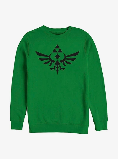 Nintendo Zelda Triumphant Triforce Crew Sweatshirt