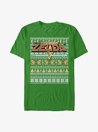 Nintendo Zelda Ugly Holiday Tight Forces T-Shirt
