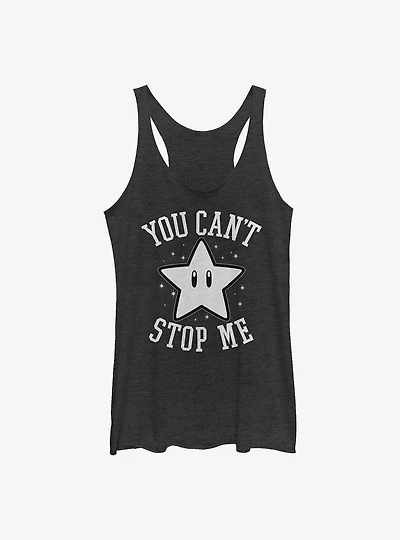 Super Mario Can't Stop Womens Tank Top