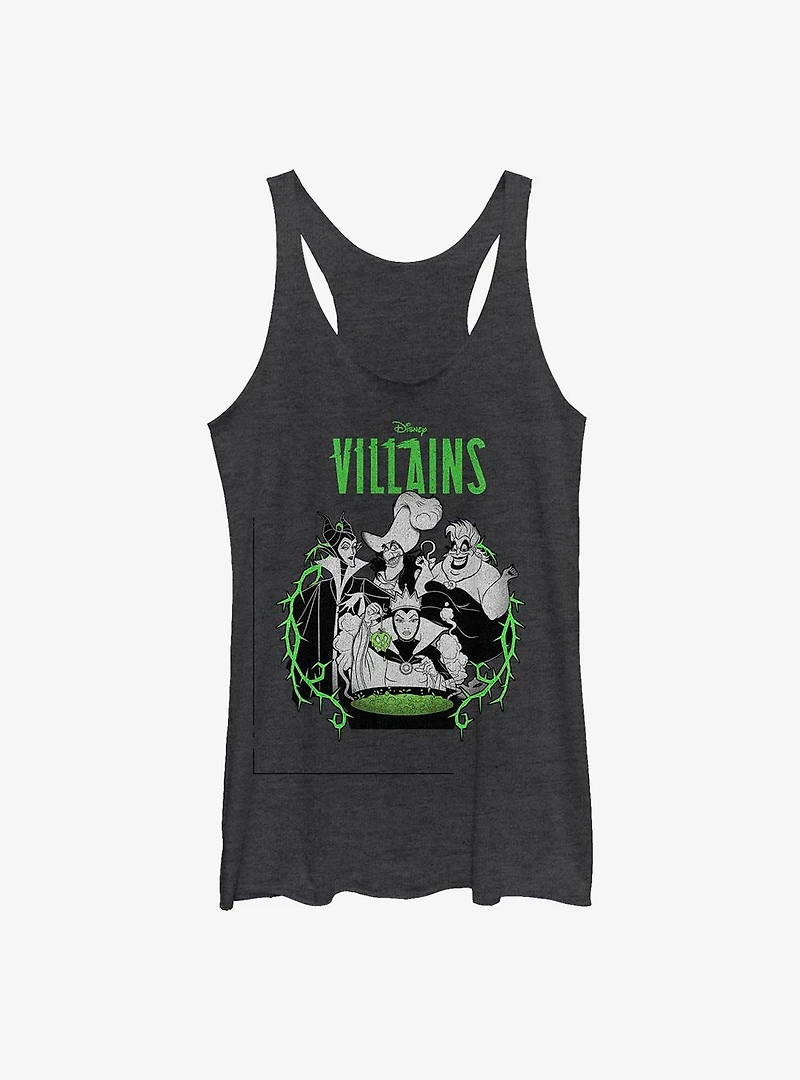 Disney Villains Lockup Womens Tank Top