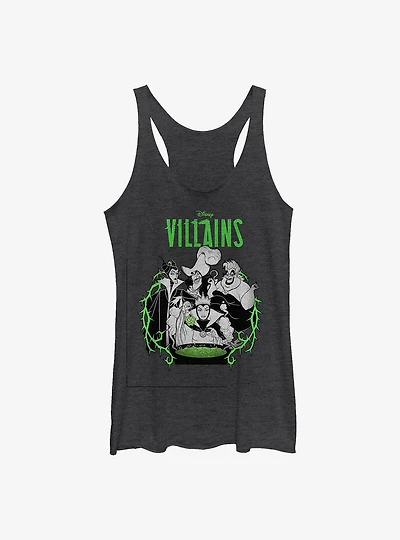 Disney Villains Lockup Womens Tank Top