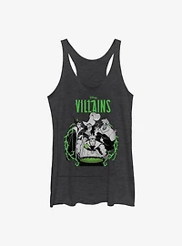 Disney Villains Lockup Womens Tank Top