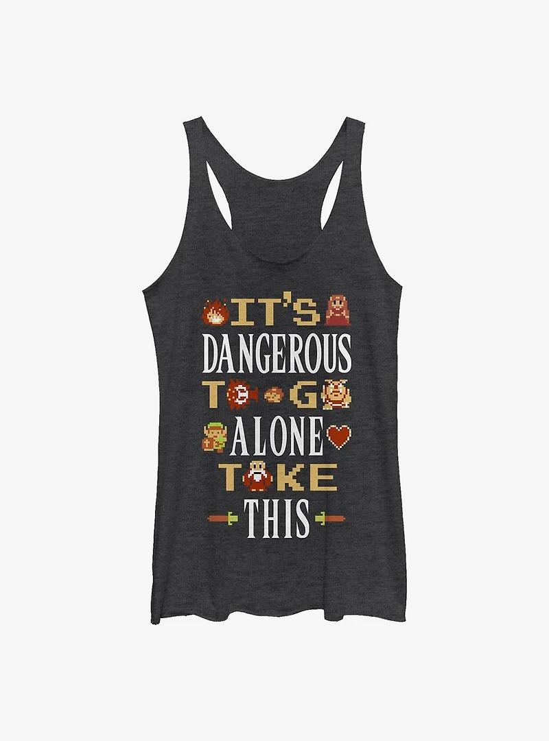 The Legend Of Zelda Go Alone Womens Tank Top