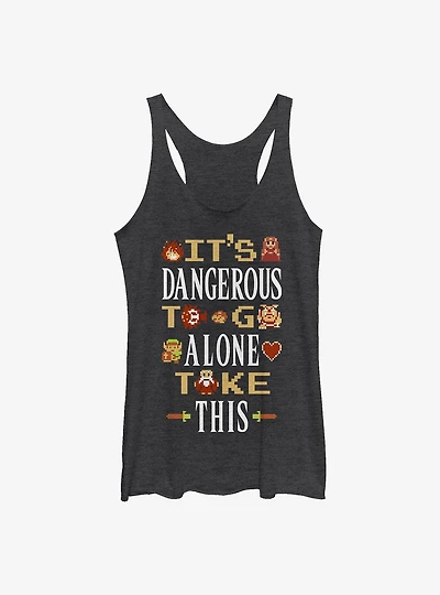 The Legend Of Zelda Go Alone Womens Tank Top