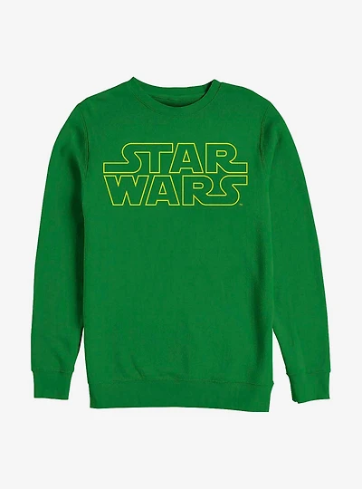 Star Wars Title Outline Crew Sweatshirt