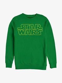 Star Wars Title Outline Crew Sweatshirt