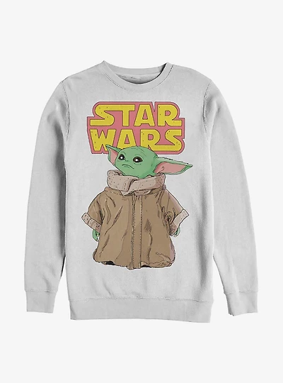 Star Wars The Mandalorian Logo The Child Gaze Sweatshirt