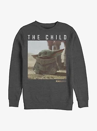 Star Wars The Mandalorian Child Classic Pose Crew Sweatshirt
