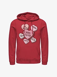 Star Wars The Mandalorian Hearts With Child Hoodie