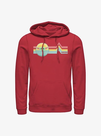 Star Wars The Mandalorian Rainbow Child Hoodie