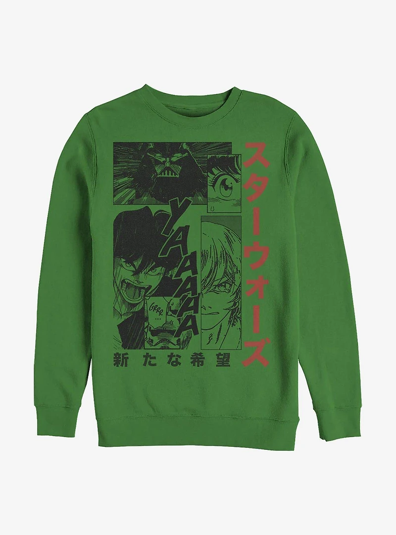Star Wars Manga Page Crew Sweatshirt