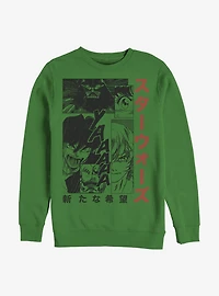 Star Wars Manga Page Crew Sweatshirt