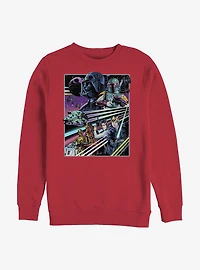 Star Wars Rebellion Poster Crew Sweatshirt