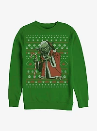 Star Wars Santa Yoda Crew Sweatshirt