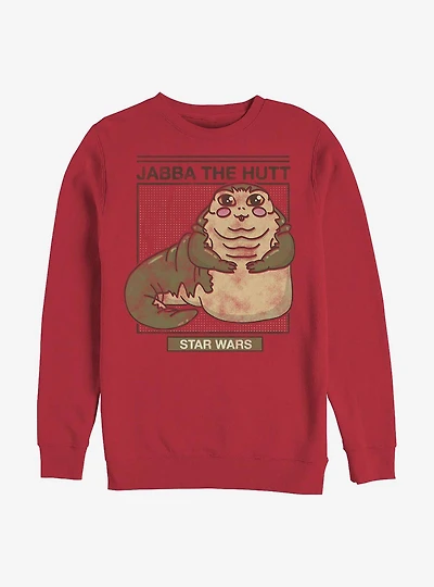 Star Wars Cute Jabba Crew Sweatshirt