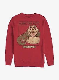 Star Wars Cute Jabba Crew Sweatshirt