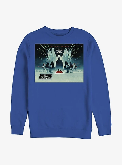 Star Wars Episode V The Empire Strikes Back 40th Anniversary Poster Sweatshirt