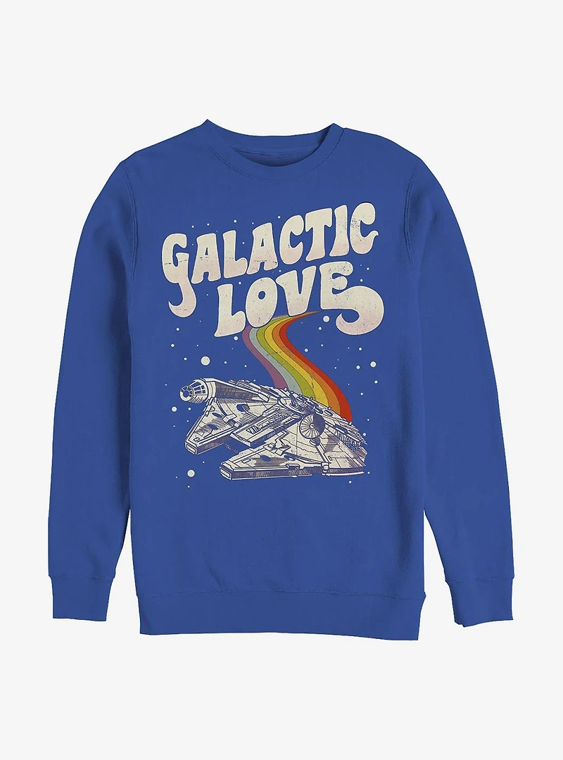 Star Wars Galactic Love Falcon Crew Sweatshirt