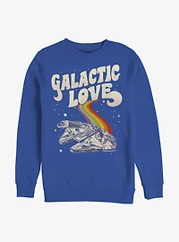 Star Wars Galactic Love Falcon Crew Sweatshirt
