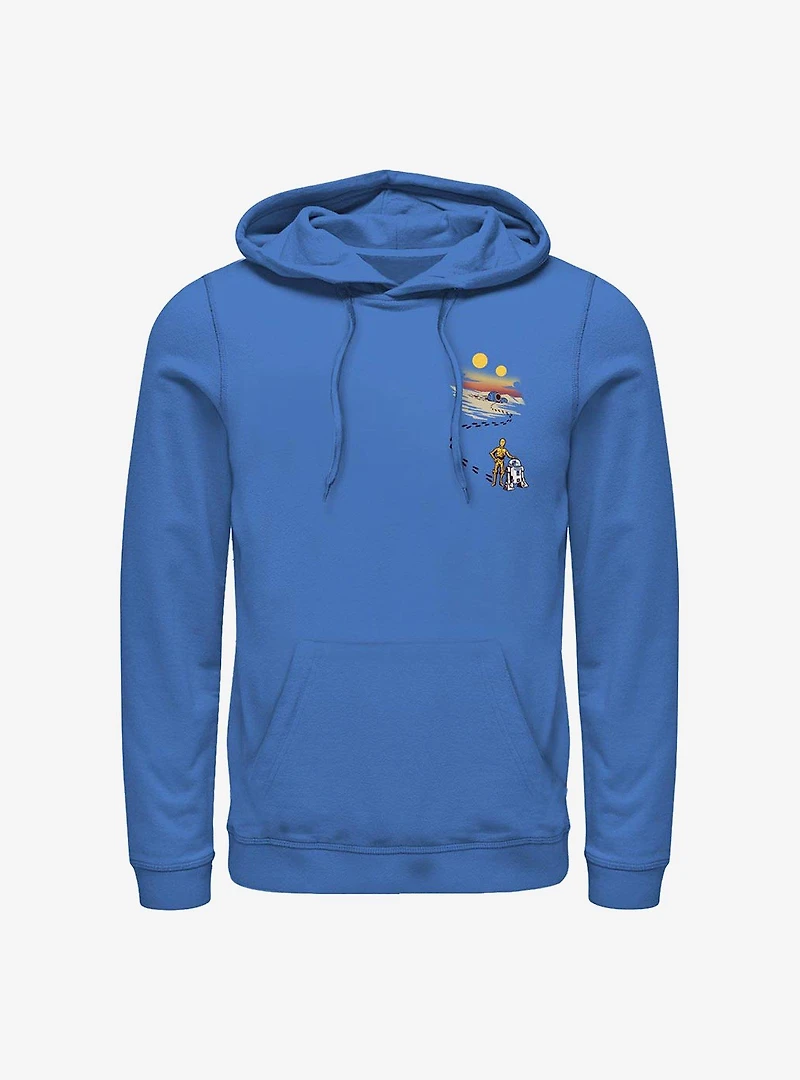 Star Wars Desert Footprints Pocket Hoodie
