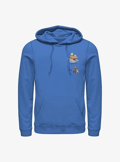 Star Wars Desert Footprints Pocket Hoodie