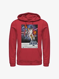 Star Wars Episode IV A New Hope La Guerra De Las Galaxias Poster Hoodie