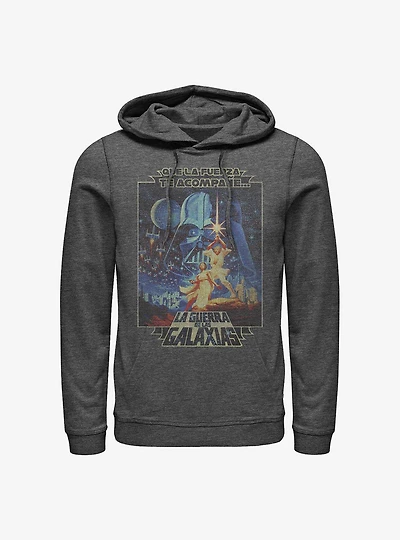 Star Wars Que La Fuerza Poster Hoodie