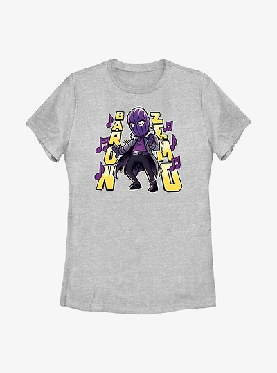 Marvel The Falcon And Winter Soldier Baron Zemo Cartoon Womens T-Shirt