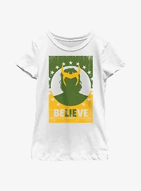 Marvel Loki Believes Youth Girls T-Shirt