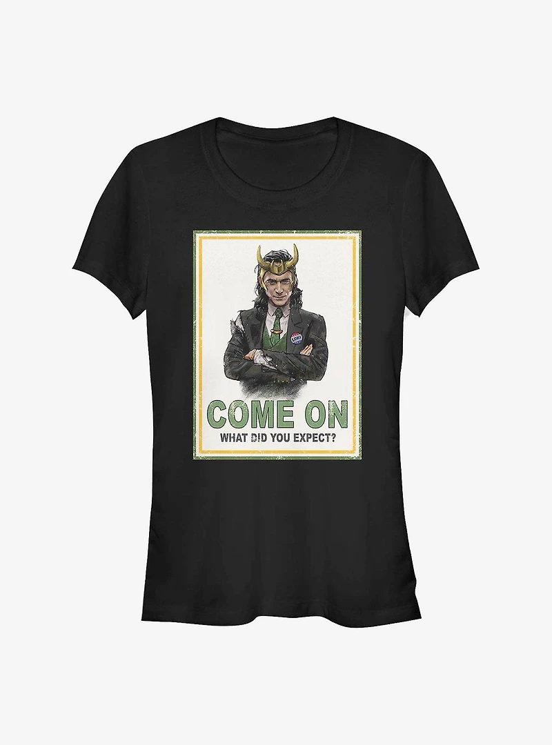 Marvel Loki What Did You Expect? Girls T-Shirt