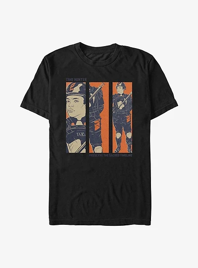 Marvel Loki Time Hunter Features Hunter B-15 T-Shirt