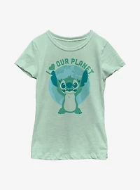 Disney Lilo & Stitch Save Planet Youth Girls T-Shirt