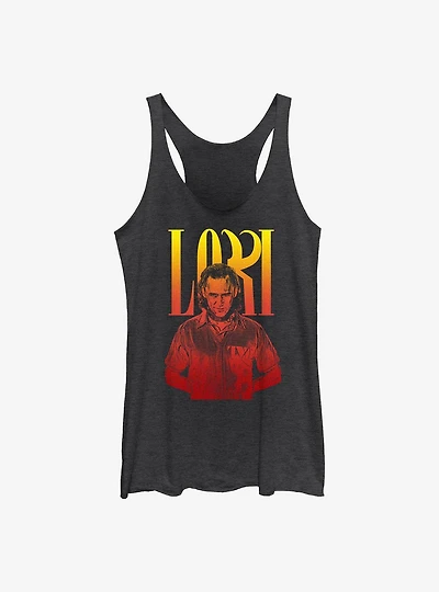 Marvel Loki Fierce Title Pose Girls Tank