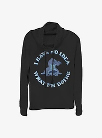 Disney Lilo & Stitch No Idea Cowlneck Long-Sleeve Girls Top