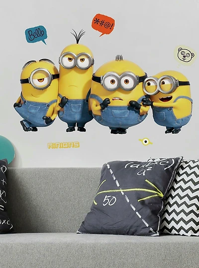 Minions: The Rise of Gru Giant Peel and Stick Wall Decals