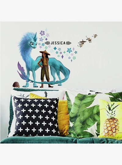 Disney Raya And The Last Dragon Headboard Peel And Stick Wall Decals