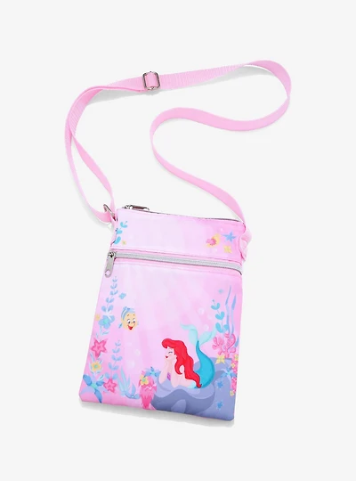 Loungefly Disney The Little Mermaid Underwater Daydream Passport Crossbody Bag