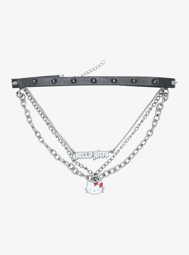 Hello Kitty Spiked Choker