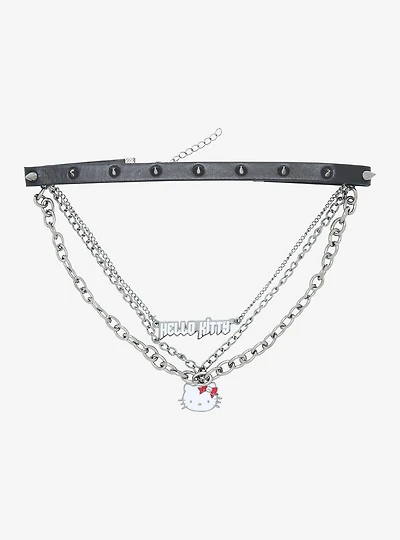 Hello Kitty Spiked Choker