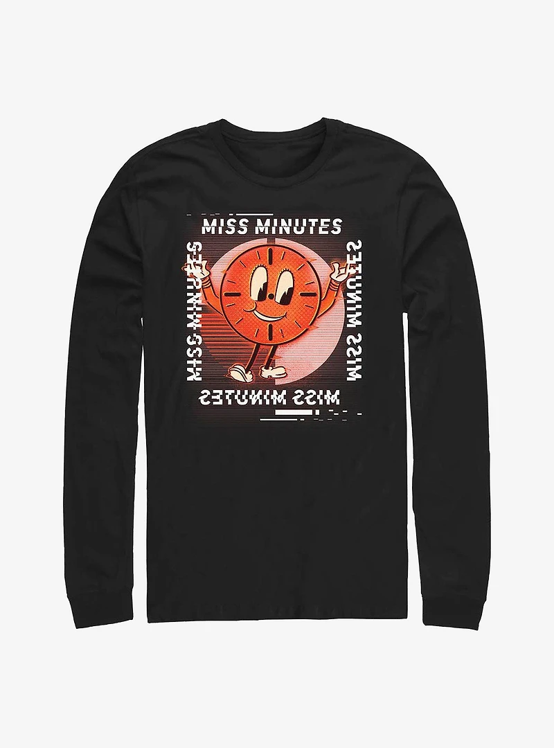 Marvel Loki Glitch Miss Minutes Long-Sleeve T-Shirt