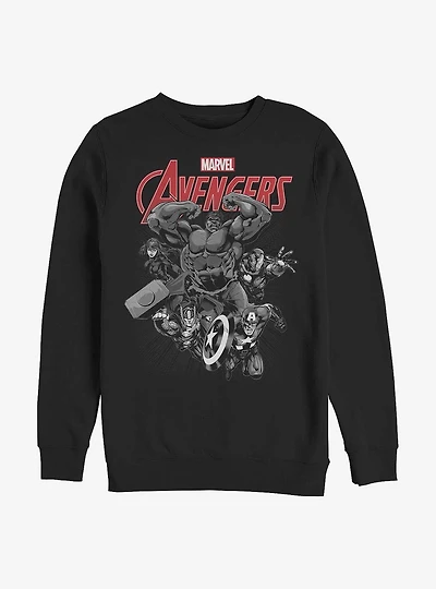 Marvel Avengers Team Crew Sweatshirt