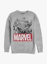 Marvel Avengers Team Crew Sweatshirt