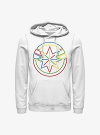 Marvel Captain Colorful Hoodie