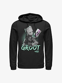 Marvel Guardians Of The Galaxy Neon Baby Groot Hoodie