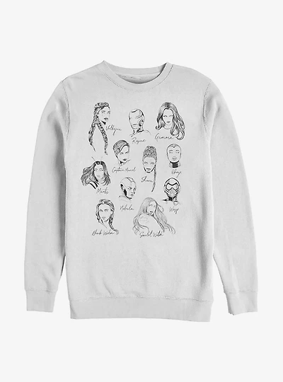 Marvel Strong Leaders Crew Sweatshirt