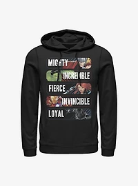 Marvel Avengers Adjectives Hoodie
