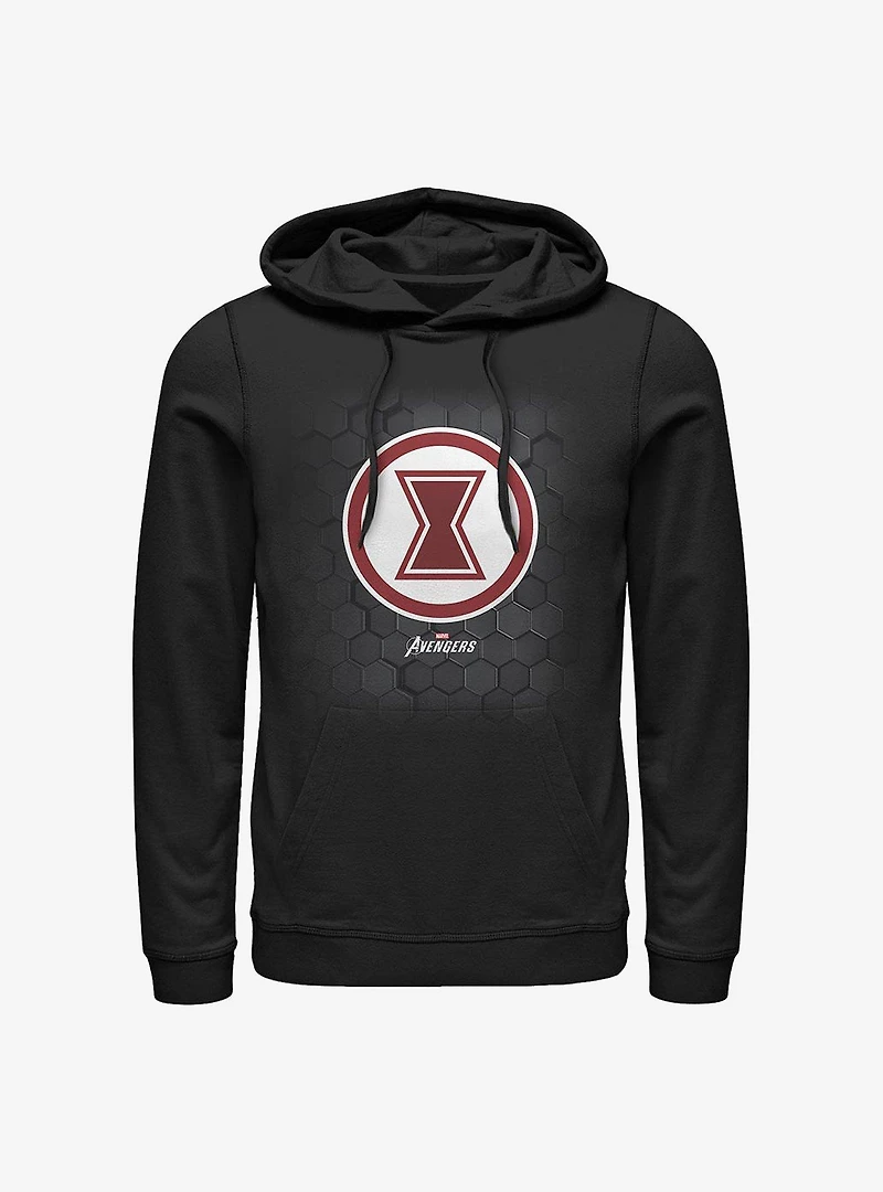 Marvel Black Widow Hex Logo Hoodie