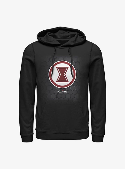 Marvel Black Widow Hex Logo Hoodie