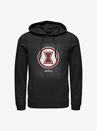 Marvel Black Widow Hex Logo Hoodie