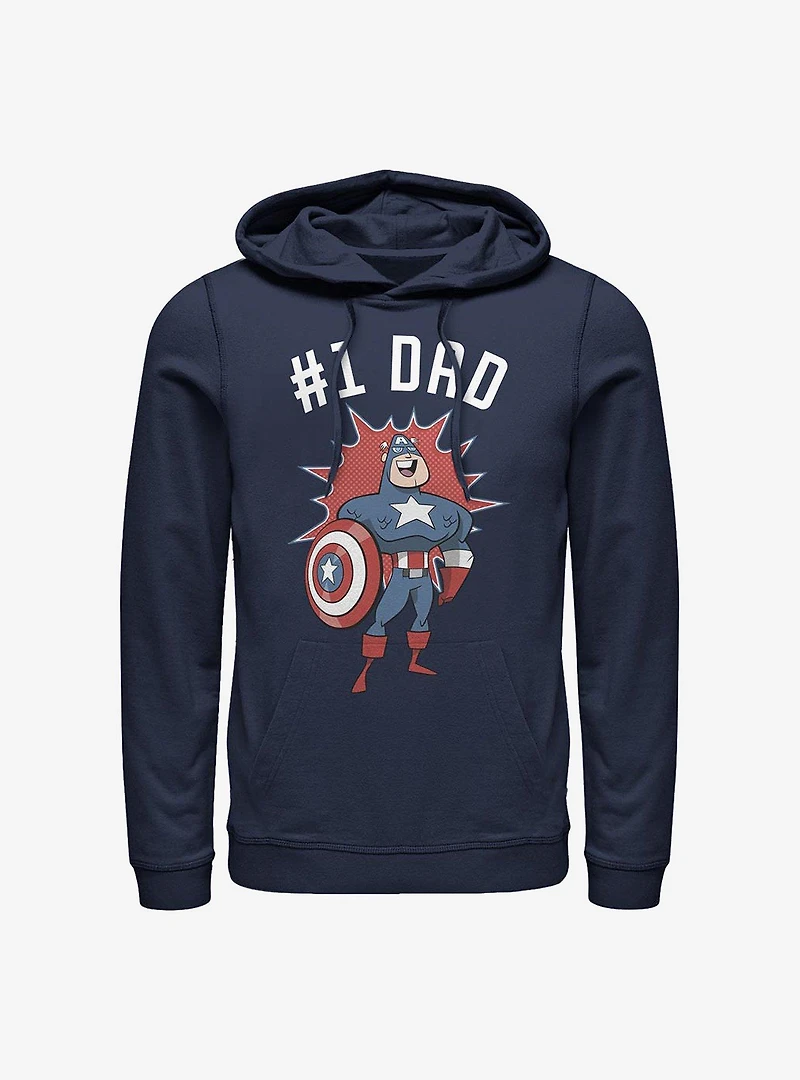 Marvel Captain America Number 1 Dad Hoodie